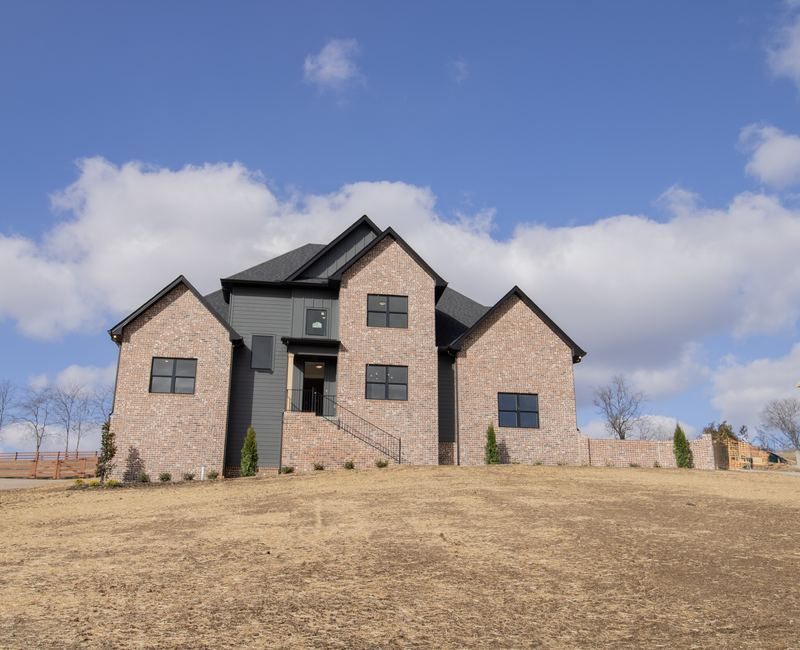 New construction two-story brick home
